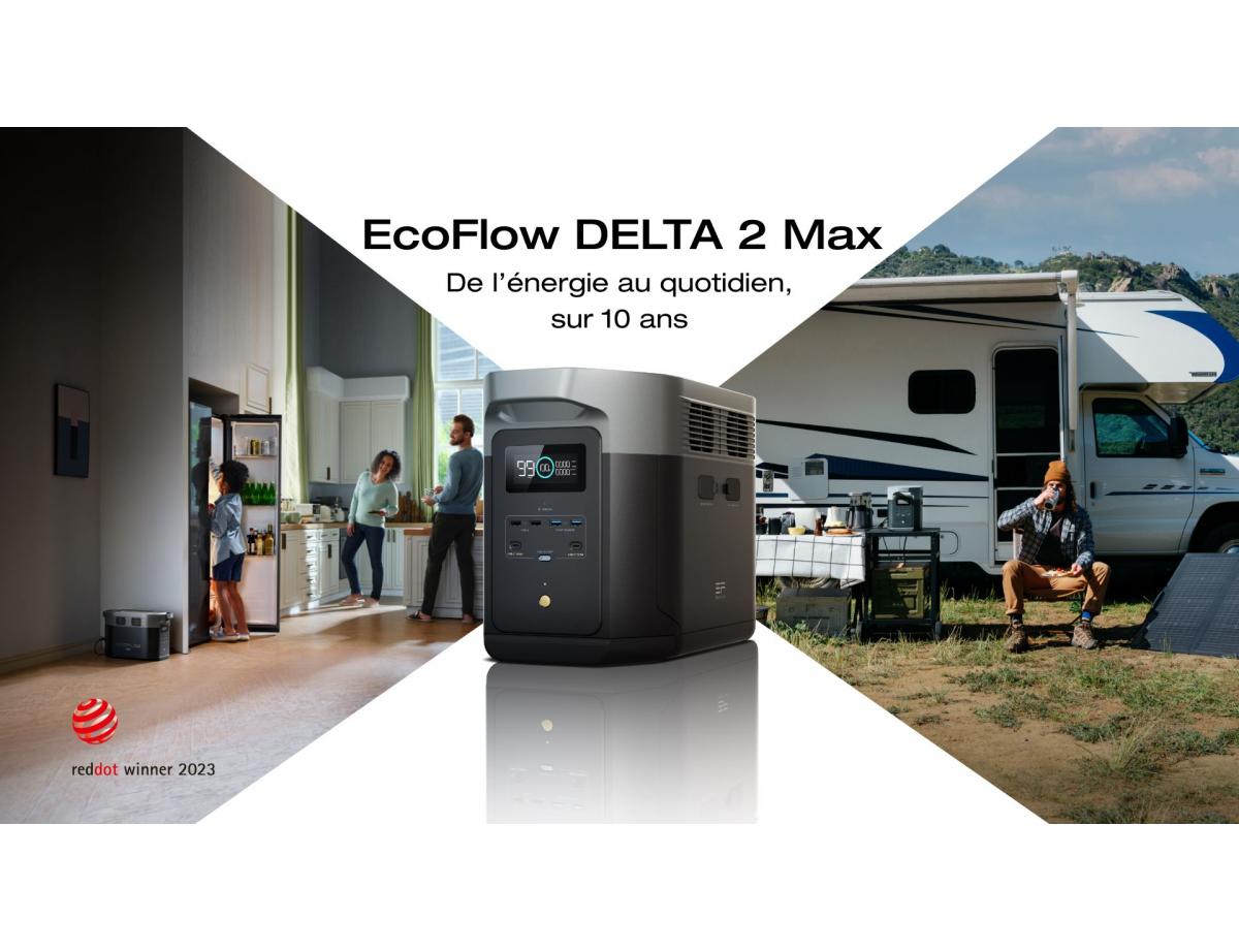 Batterie + solaire : les EcoFlow PowerStream et Delta 2 Max sont  disponibles en France !