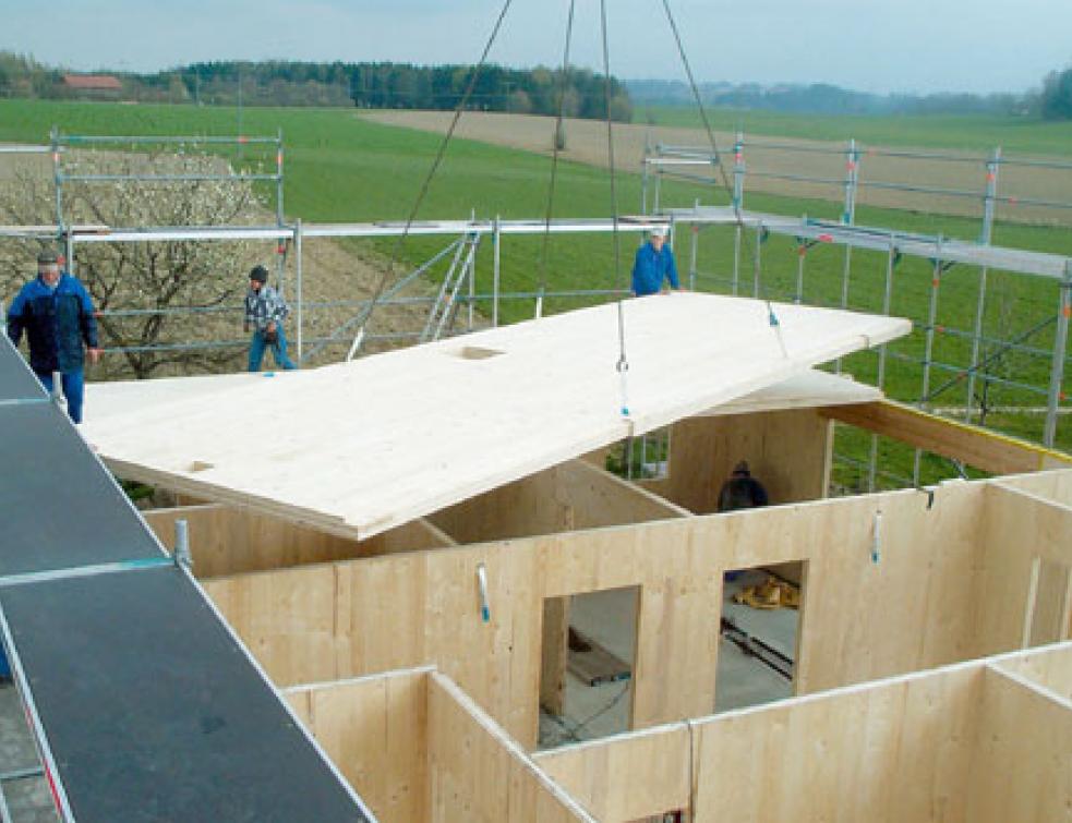 Maison ossature bois ou panneaux bois massif -Lesage Constructions Bois